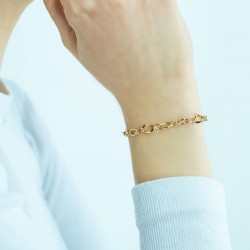 14 Ayar Renkli  Altın Bileklik