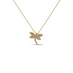 14 Ayar Yusufçuk Altın Hediyelik Taşlı Kolye